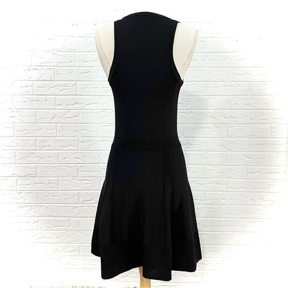 A.L.C. Stafford Black Bandage Fit Fare Black Skater Dress Size Medium - Picture 6 of 8